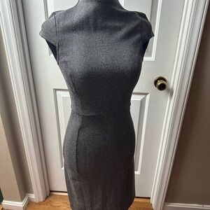 H&M Gray Midi Dress
